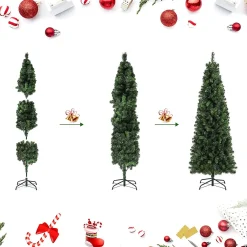 Merkloos Slim Kunstkerstboom - 210 Cm - Kunststof Online