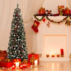 Merkloos Slim Kunstkerstboom - 210 Cm - Kunststof Online