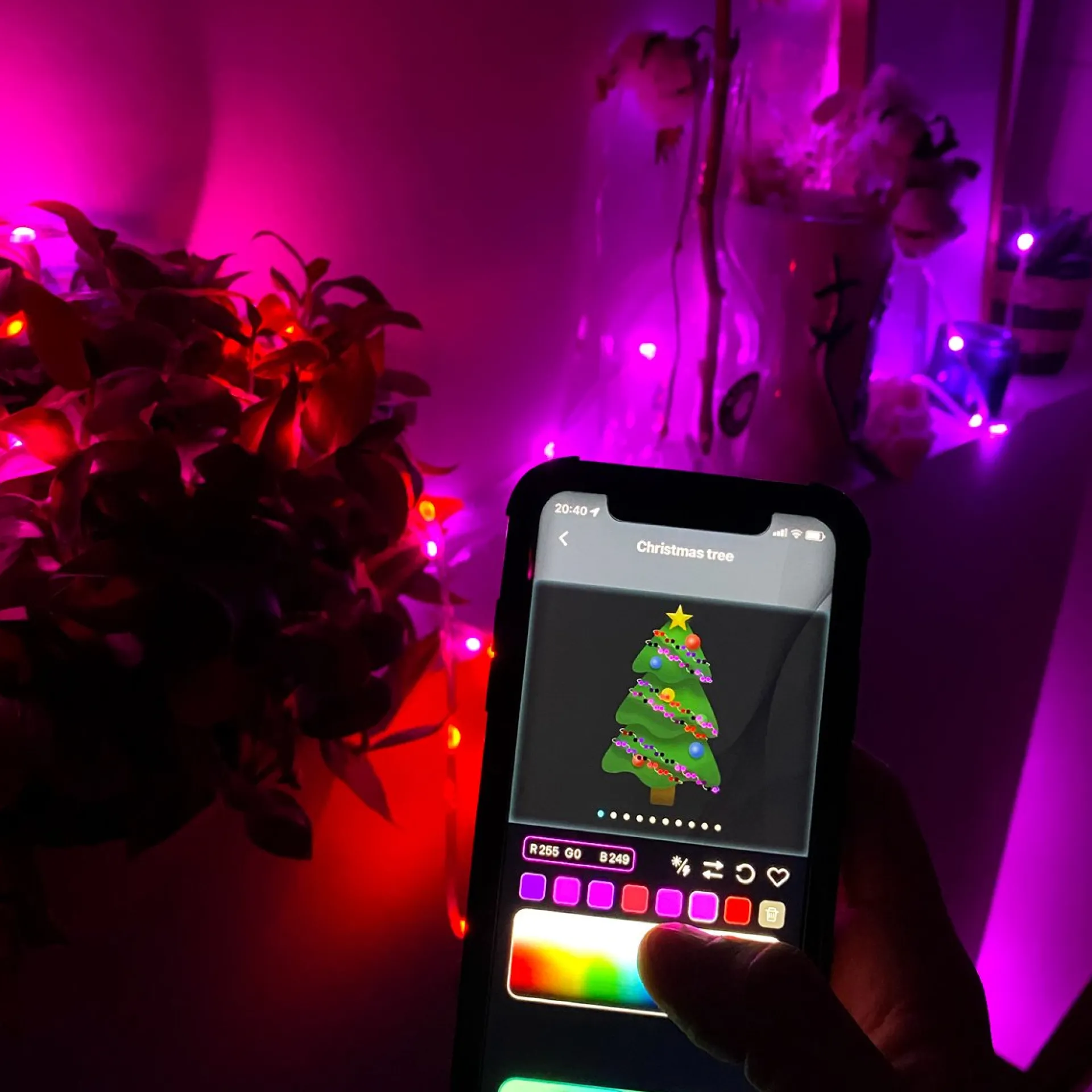 Solistech Slimme Led Lichtsnoer 10 Meter - Rgb - Individuele Lichtpuntjes Instellen - 100 Leds - App Bediening - Ip65 Waterbestendig - Veel Slimme Opties - Usb Plugin - Kerstverlichting - Energiezuining & Duurzaam Online