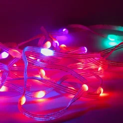 Solistech Slimme Led Lichtsnoer 10 Meter - Rgb - Individuele Lichtpuntjes Instellen - 100 Leds - App Bediening - Ip65 Waterbestendig - Veel Slimme Opties - Usb Plugin - Kerstverlichting - Energiezuining & Duurzaam Online