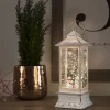 Konst Smide Sneeuwlantaarn Voor Binnen - Klassieke Stijl - Sneeuwpop - Warmwit - 10.5 X 27.5 Cm - Kerstlantaarn - Verlichting Op Batterijen - Timer - 3000K - Kerstverlichting Flash Sale
