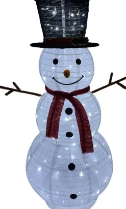 Magic Christmas Toys Sneeuwpop Kerst Sneeuwman Met Witte (Happy Christmas) Luxe Xxl (1.20M) Flash Sale