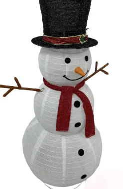 Magic Christmas Toys Sneeuwpop Kerst Sneeuwman Met Witte (Happy Christmas) Luxe Xxl (1.20M) Flash Sale