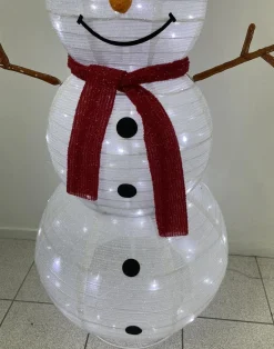 Magic Christmas Toys Sneeuwpop Kerst Sneeuwman Met Witte (Happy Christmas) Luxe Xxl (1.20M) Flash Sale