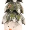 Baroque Collection Kerststukjes>Snowman Christmas Tree 28 Cm