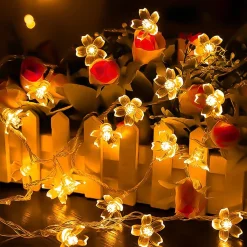 Xd Xtreme Solar Cherry Blossom - Kersenbloesem Verlichting - Zonne-Energie Slinger - Tuinverlichting - Tuindecoratie - Zonnepaneel Outlet