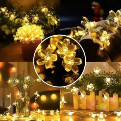 Xd Xtreme Solar Cherry Blossom - Kersenbloesem Verlichting - Zonne-Energie Slinger - Tuinverlichting - Tuindecoratie - Zonnepaneel Outlet