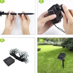 Xd Xtreme Solar Cherry Blossom - Kersenbloesem Verlichting - Zonne-Energie Slinger - Tuinverlichting - Tuindecoratie - Zonnepaneel Outlet