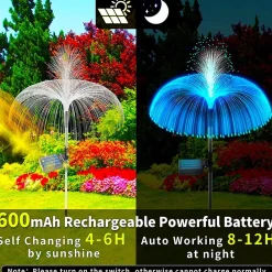 Merkloos’’ Solar Jellyfish Lamp - Tuinlamp - Led - Zonne-Energie - Veranderende Kleur - Solar Tuinlamp - Tuinlamp Zonne-Energie Cheap