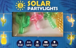 CBD Solar Party Wire String Sfeer Verlichting - Led - Led - Tuin Verlichting - Decoratie Licht - Warme Gekleurde Led-Verlichting- Zonne-Energie - 4M New