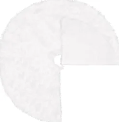 springos Kerstboomrok | Kerstboomkleed | Kerstboomversiering | 72 Cm | Wit Fashion