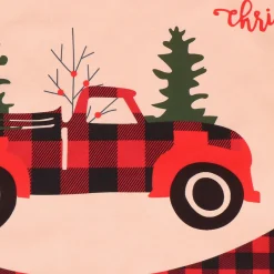 springos Kerstboomrok | Kerstboomkleed | Kerstboomversiering | 91 Cm | Rood/Zwart/Geruit Best Sale