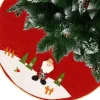 springos Kerstboomrok | Kerstboomkleed | Kerstboomversiering | 89,5 Cm | Rood Store