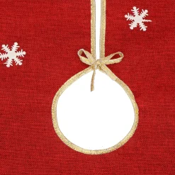 springos Kerstboomrok | Kerstboomkleed | Kerstboomversiering | 89,5 Cm | Rood Store