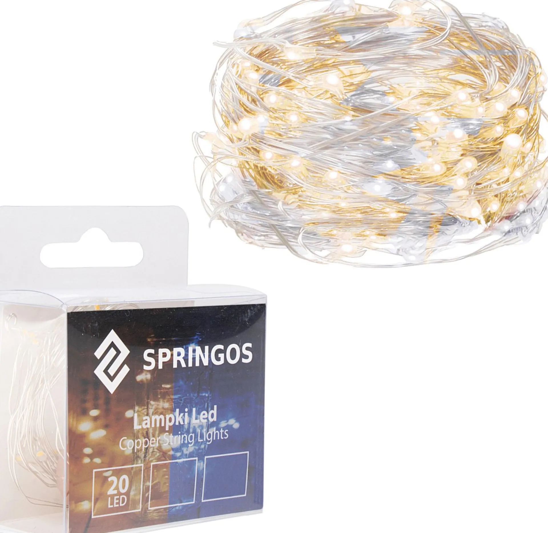 springos Kerstverlichting | 1.9 M | Waterdicht | Op Batterij | Led-Verlichting | Warm Wit/Koel Wit Cheap