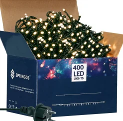 springos Kerstverlichting | Binnen & Buiten | 24 M | 400 Led | Warm Wit Sale