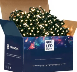 springos Kerstverlichting | Binnen & Buiten | 24 M | 400 Led | Warm Wit Sale