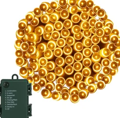 springos Kerstverlichting | 10,5 M | Batterij | 100 Led | Warm Wit Best Sale