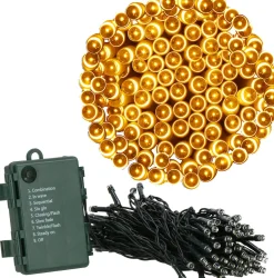 springos Kerstverlichting | 10,5 M | Batterij | 100 Led | Warm Wit Best Sale