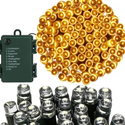 springos Kerstverlichting | 10,5 M | Batterij | 100 Led | Warm Wit Best Sale