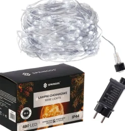 springos Kerstverlichting | Binnen & Buiten | 48 M + 3 M Snoer | 480 Led | Koud Wit Fashion