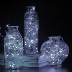 springos Kerstverlichting | 0.9 M | Waterdicht | Op Batterij | Led-Verlichting | Koel Wit Flash Sale