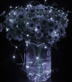 springos Kerstverlichting | 0.9 M | Waterdicht | Op Batterij | Led-Verlichting | Koel Wit Flash Sale