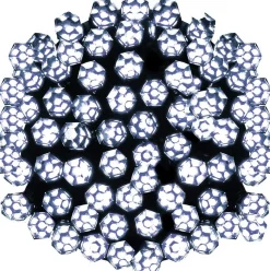 springos Kerstverlichting | Binnen & Buiten | Kristalvorm | 9 M | Batterij | 120 Led | Koel Wit Discount