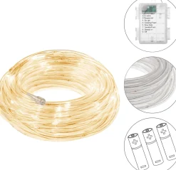 springos Kerstverlichting | Lichtslang | 5 M | Batterij | 50 Led | Store