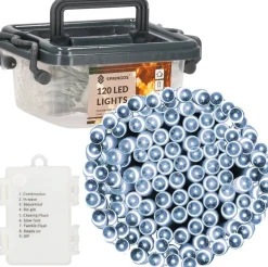 springos Kerstverlichting - Batterij - Afstandsbediening - 9 M - 120 Led - Koel Wit Sale