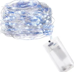 springos Kerstverlichting | 1.9 M | Waterdicht | Op Batterij | Led-Verlichting | Koel Wit/Blauw Best Sale