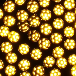 springos Kerstverlichting | Binnen & Buiten | Kristalvorm | 9 M | Batterij | 120 Led | Warm Wit Best Sale