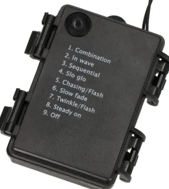 springos Kerstverlichting | Binnen & Buiten | Kristalvorm | 9 M | Batterij | 120 Led | Warm Wit Best Sale