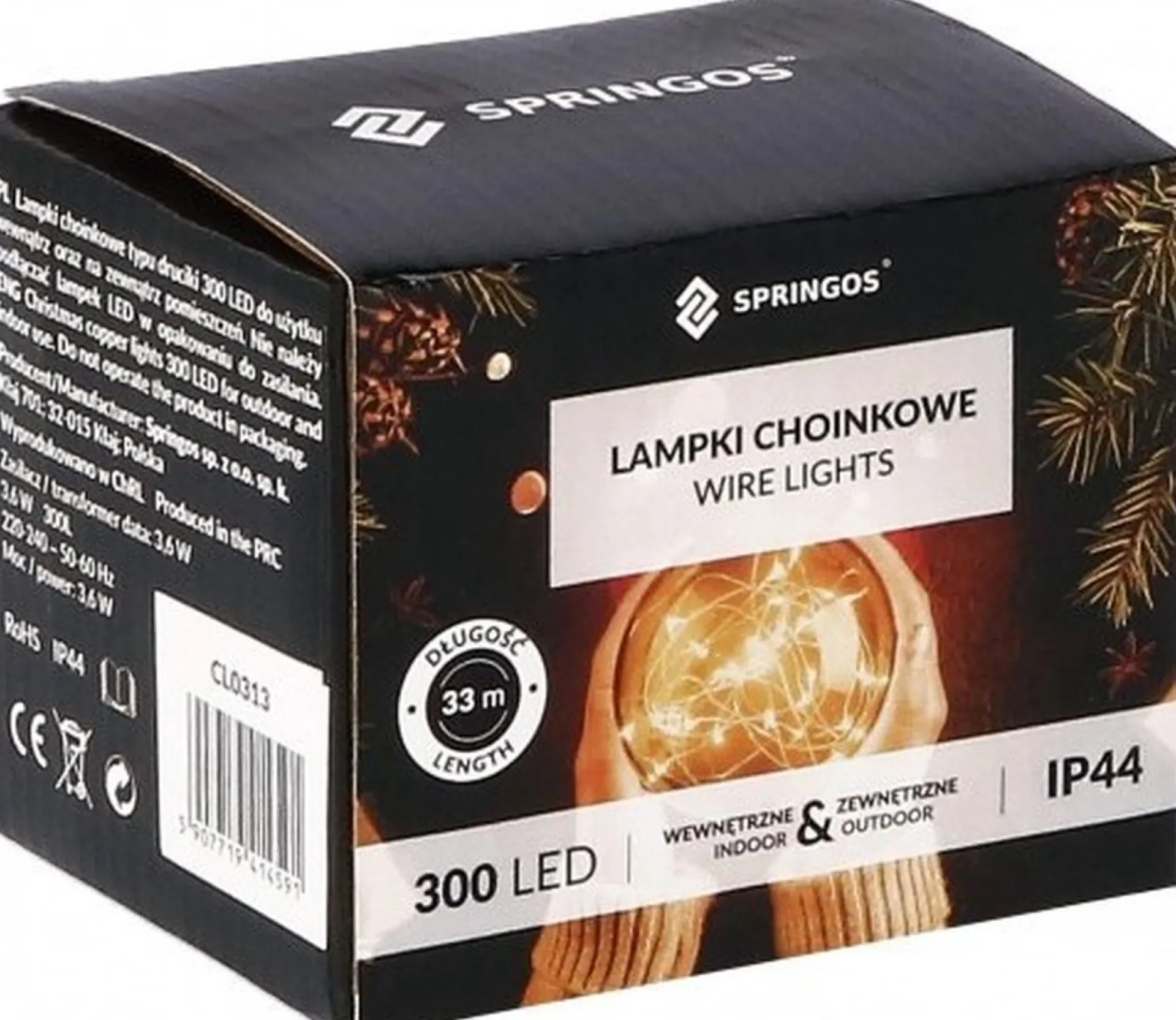 springos Kerstverlichting | Binnen & Buiten | 30 M + 3 M Snoer | 300 Led | Inclusief Afstandsbediening | Blauw Store