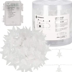 springos Kerstverlichting - Ster - Binnen & Buiten - 5 M - Batterij - 50 Led - Warm Wit Flash Sale