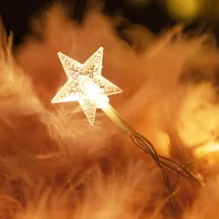 springos Kerstverlichting - Ster - Binnen & Buiten - 5 M - Batterij - 50 Led - Warm Wit Flash Sale