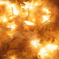 springos Kerstverlichting - Ster - Binnen & Buiten - 5 M - Batterij - 50 Led - Warm Wit Flash Sale