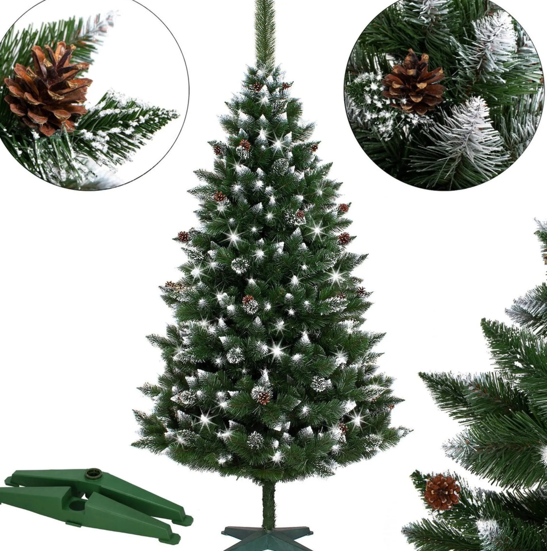 springos Kunstkerstboom | Frosted Pine | Zonder Verlichting | Met Sneeuw | 150 Cm Hot