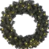 Star Trading Kerstkransen> Kerstkrans Voor Deur | Kerstkrans Met Lichtjes 70 Cm | Led-Krans Kerstmis | Verlichte Kransdeco | Kerstkrans Deurkrans | Kerstkrans Led | Krans Deur Kerst