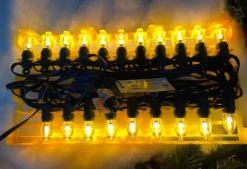 FDL Starlight Kerstverlichting Led Warmwit Voor Buiten 20 Grote Lampen New