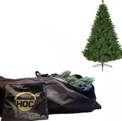 COVER UP HOC Stevige Waterdichte Grote Kunstkerstboom Opberghoes - Opbergtas Voor Kerstboom Met Handvatten - Kerstboom Opbergen Met Versieringen Erbij Is Nog Nooit Zo Makkelijk Geweest! Clearance