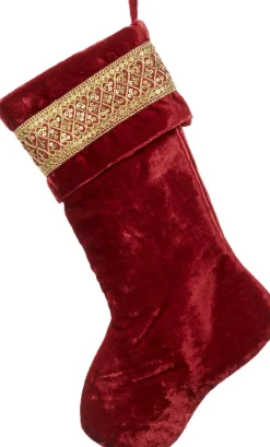 Goodwill Kerstsokken>Stijlvolle Rode Christmas Stocking Van - Decoratie Kerst Sok