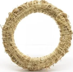 Merkloos Kerstkransen>Stro Kerstkrans Om Te Decoreren 40 Cm - Kerst Deurkransen