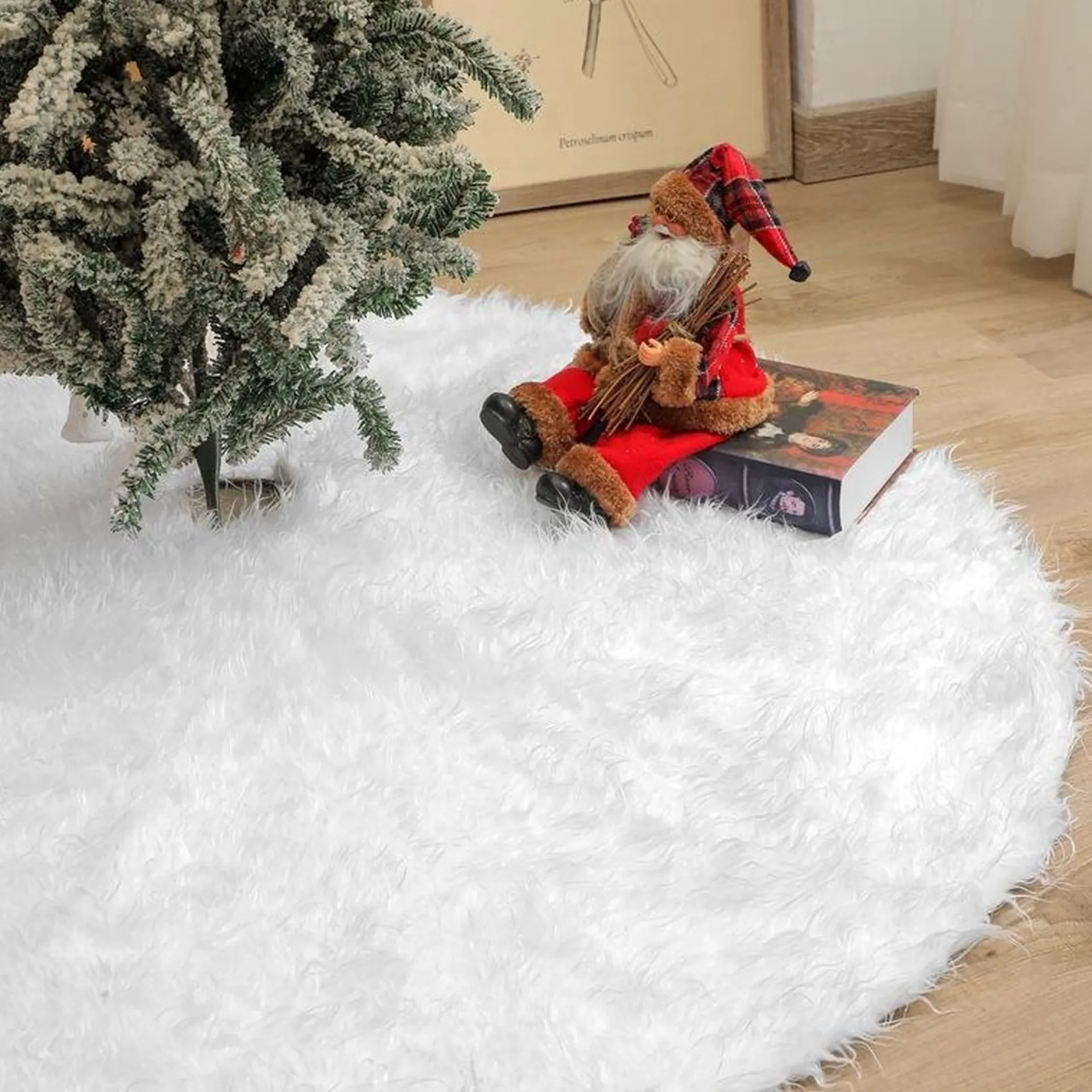 Merkloos Tdr - Duurzame Pailletten Geborduurde Kerstboom Rok - 122Cm, Een Feestelijke Toevoeging Aan Je Kerstdecoratie Clearance