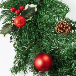 Tectake Guirlandes> - Kerstslinger Met Ballen En Dennenappels - 403315