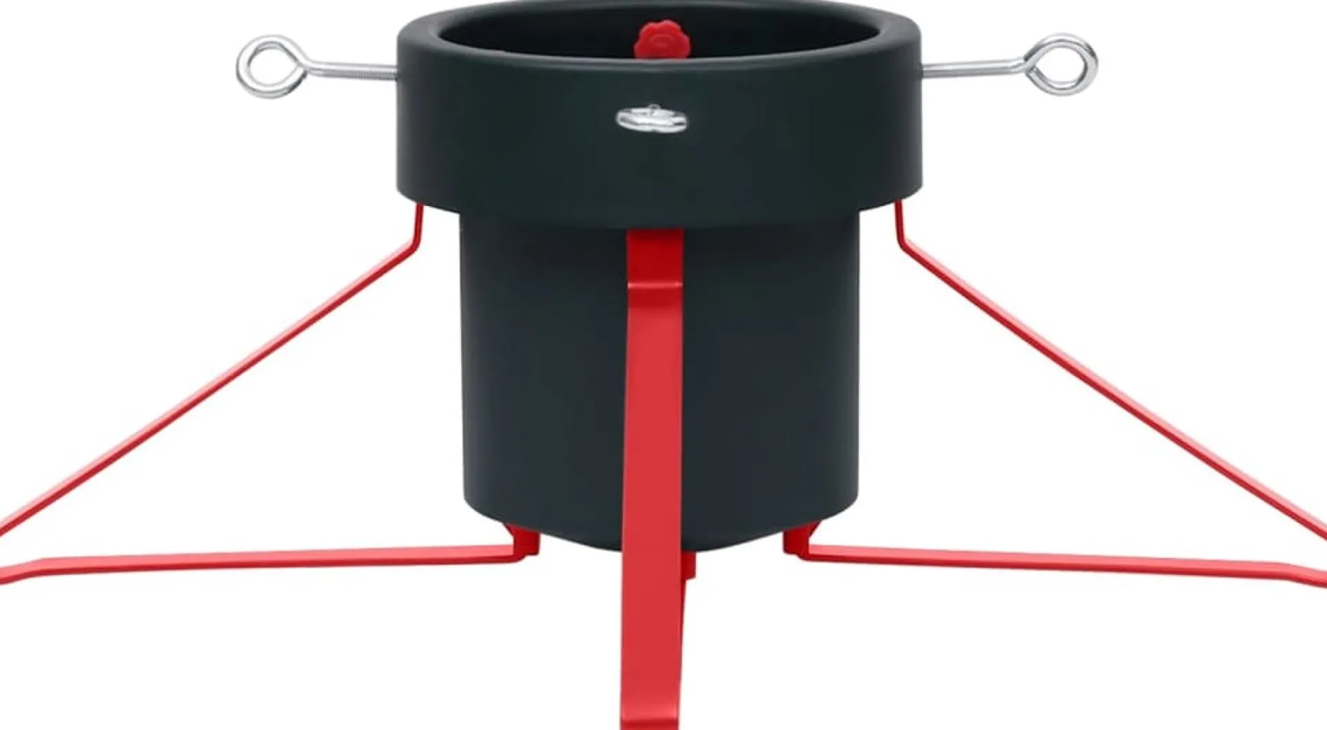 The Living Store Kerstboomstandaard - Metalen Frame - Waterreservoir - Geschikt Voor Echte Boom - 46X46X19 Cm /Rood - Online