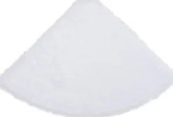 The Living Store Kerstboomrok 122 Cm Kunstbont Wit - Kerstboomrok Cheap