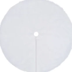 The Living Store Kerstboomrok 122 Cm Kunstbont Wit - Kerstboomrok Cheap