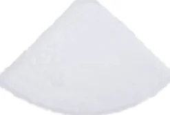 The Living Store Kerstboomrok - Wit 90 Cm - 360 G/M² Kunstbont Met Nonwoven Achterkant Cheap