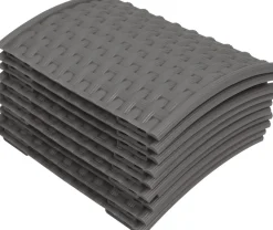 The Living Store Kerstboomkraag - Kunststof 48 Cm Bovenkant / 54 Cm Onderkant - Rattan-Look - Montage Vereist Fashion